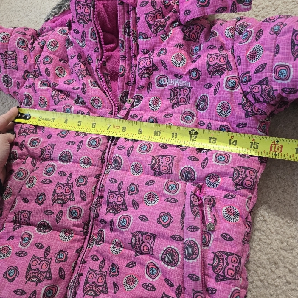 OshKosh B'gosh Girls Size 5 Winter Coat Jacket - Picture 8 of 14